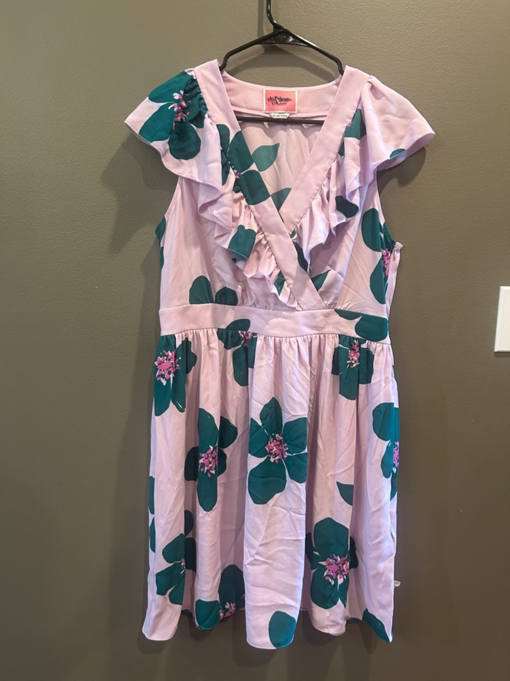 Kate Spade Grand Flora ruffle Dress New - Picture 5 of 9